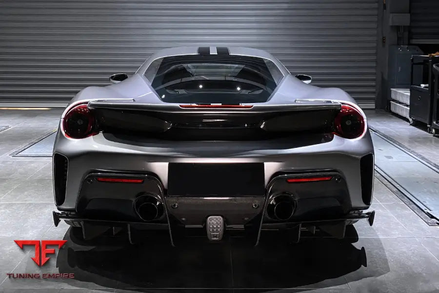 FERRARI 488 GTB PISTA STYLE REAR BUMPER & WING BSD