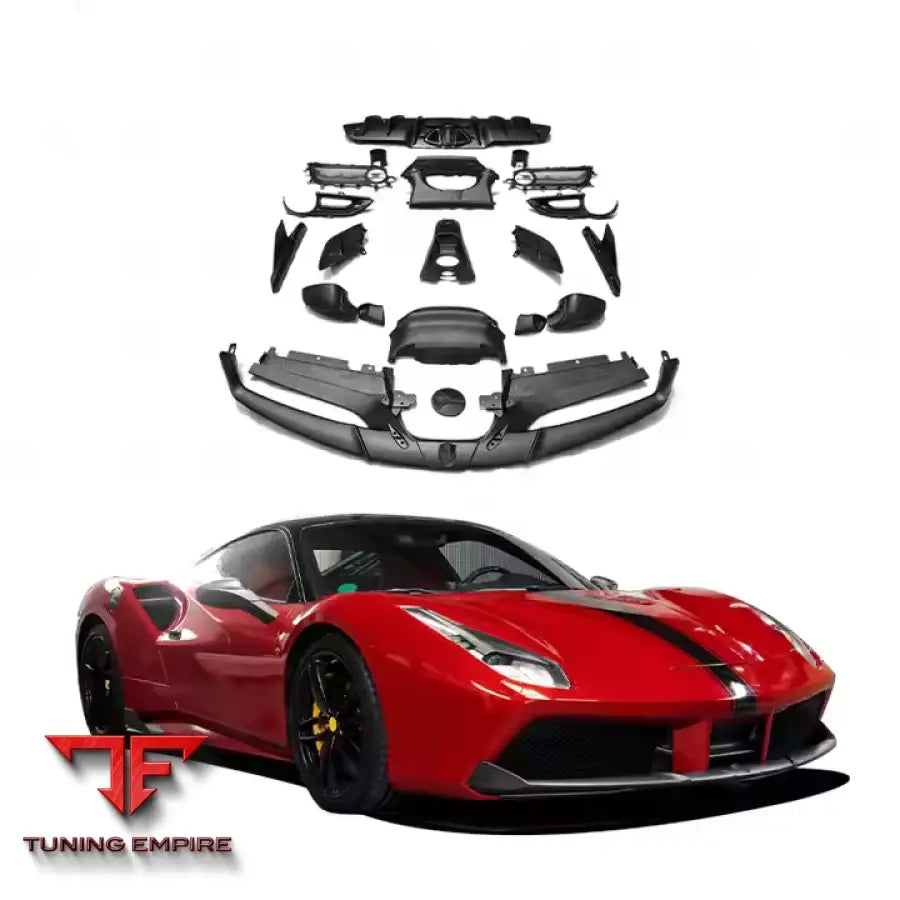 FERRARI 488 GTB SPIDER CARBON FIBER PARTS