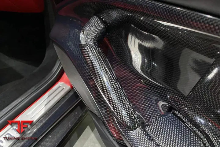 FERRARI 488 GTB & SPYDER CARBON FIBER DOOR HANDLE INTERIOR BSD