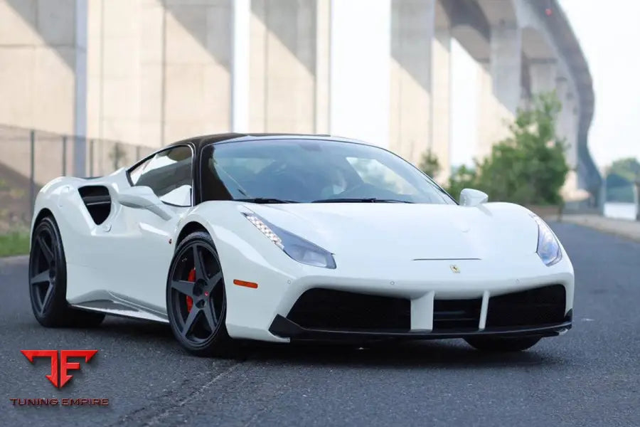 FERRARI 488 GTB & SPYDER OE STYLE CARBON FIBER FRONT LIP BSD