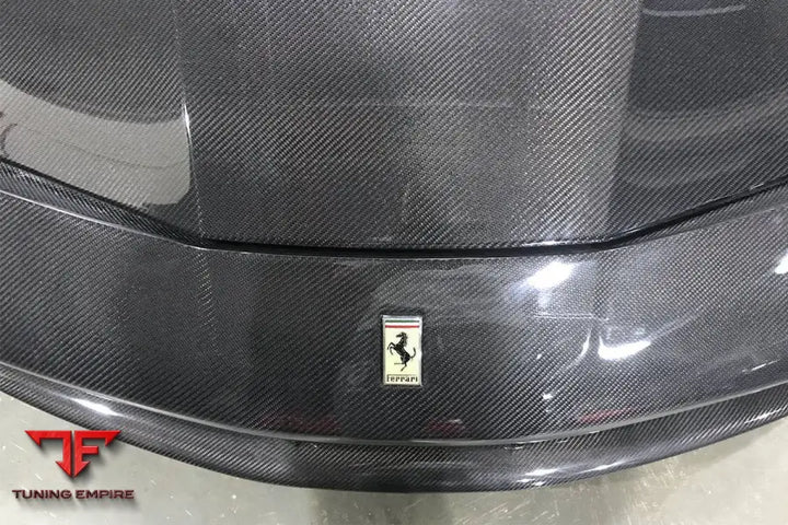 FERRARI 488 GTB SPYDER OE STYLE CARBON FIBER HOOD BSD