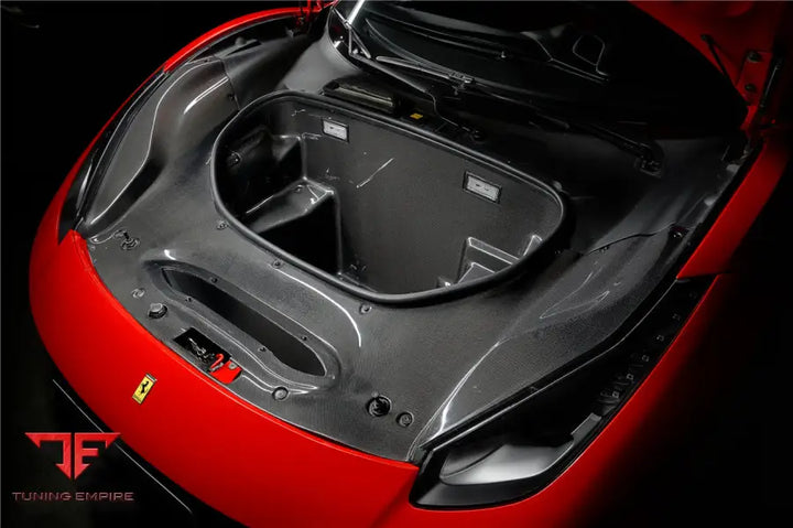 FERRARI 488 GTB & SPYDER PISTA STYLE FRONT BUMPER SET W/HOOD BSD