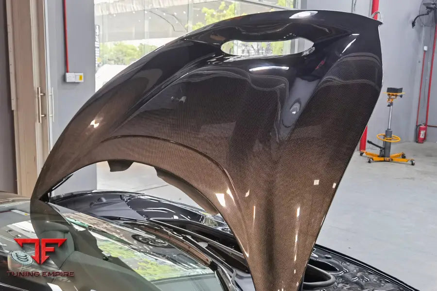 FERRARI 488 GTB & SPYDER PISTA STYLE FRONT BUMPER SET W/HOOD BSD