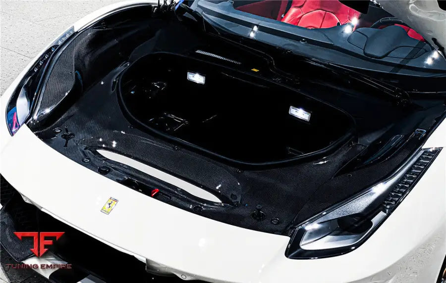 FERRARI 488 GTB & SPYDER PISTA STYLE FRONT BUMPER SET W/HOOD BSD