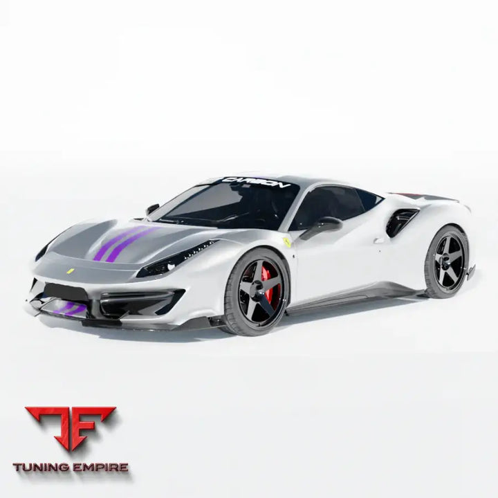 FERRARI 488 PISTA CARBON FIBER PARTS