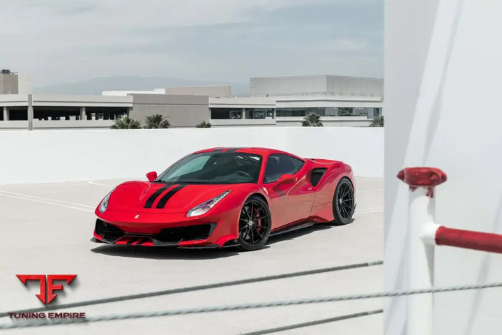 FERRARI 488 PISTA FORGED WHEELS AND EXHAUST SYSTEM