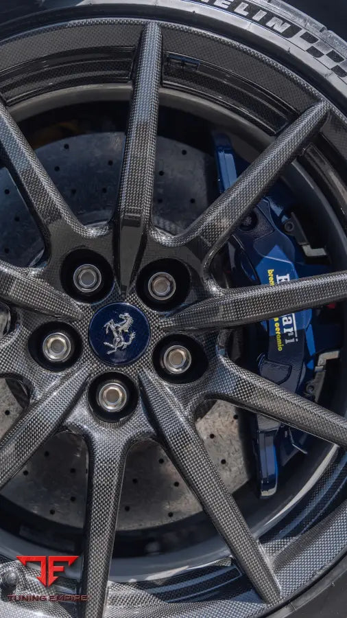 FERRARI 488 PISTA FORGED WHEELS AND EXHAUST SYSTEM