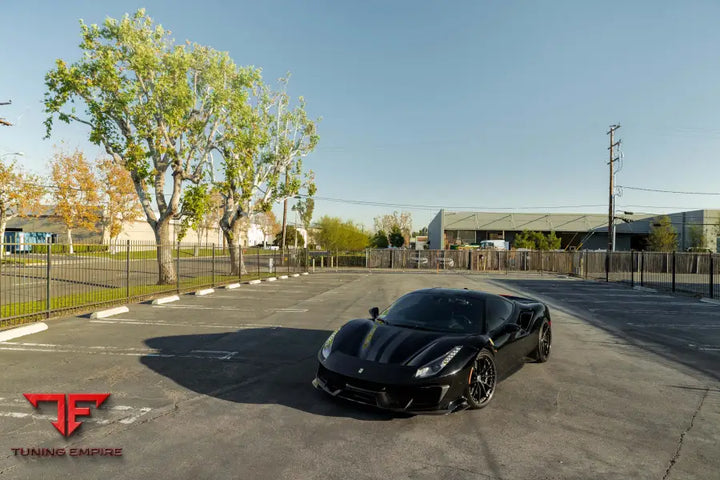 FERRARI 488 PISTA FORGED WHEELS AND EXHAUST SYSTEM