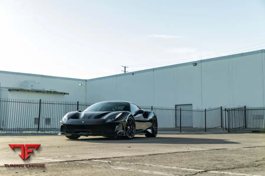 FERRARI 488 PISTA FORGED WHEELS AND EXHAUST SYSTEM