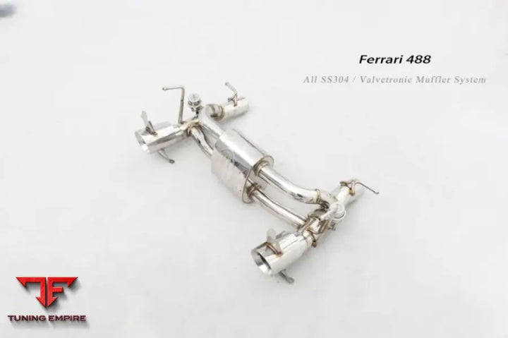 Ferrari 488 Spider All Ss304 Valvetronic Exhaust System