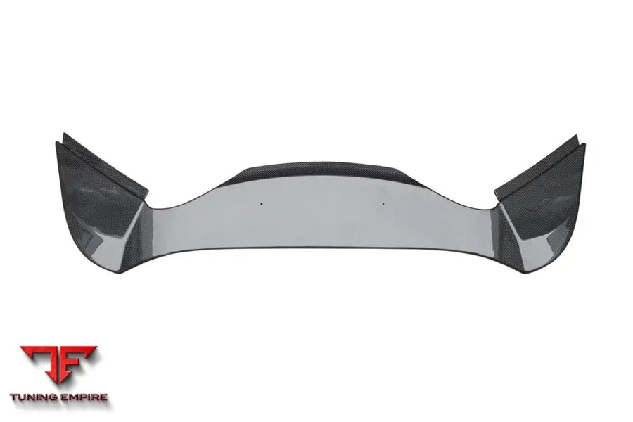 FERRARI 488 SPYDER 1X1 WEAVE DRY CARBON FIBER ENGINE HOOD WITH GLASS BSD