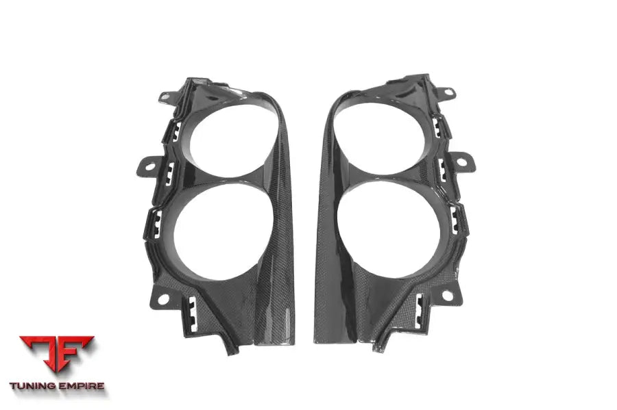 FERRARI 812 SUPERFAST OEM STYLE DRY CARBON FIBER TAIL LIGHTS SURROUND SATELLITES BSD