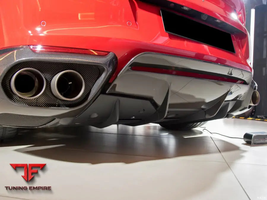 FERRARI 812 SUPERFAST & GTS OEM STYLE DRY CARBON FIBER REAR LIP BSD