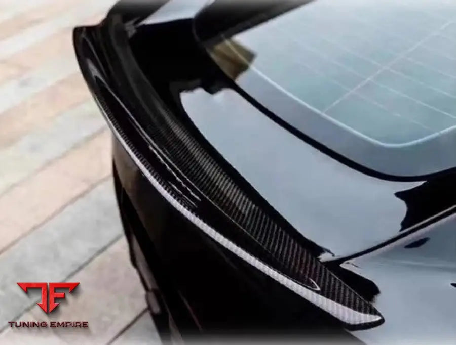 FERRARI F12 BERLINETTA COUPE CARBON FIBER REAR TRUNK SPOILER 2013-2017Y