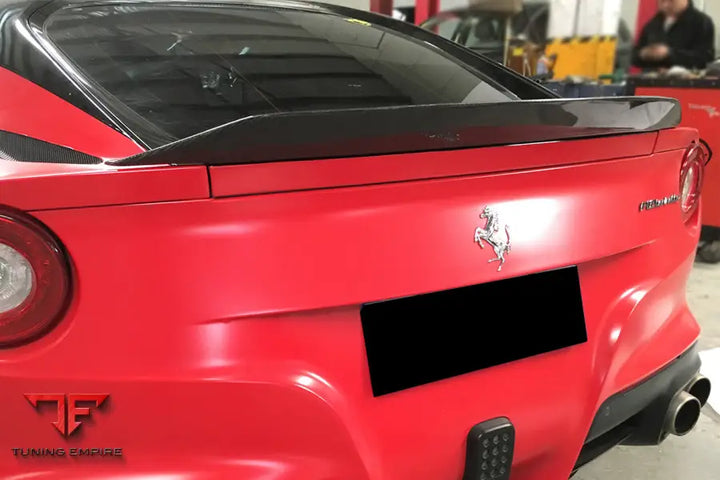 FERRARI F12 BERLINETTA DC STYLE CARBON FIBER TRUNK SPOILER BSD