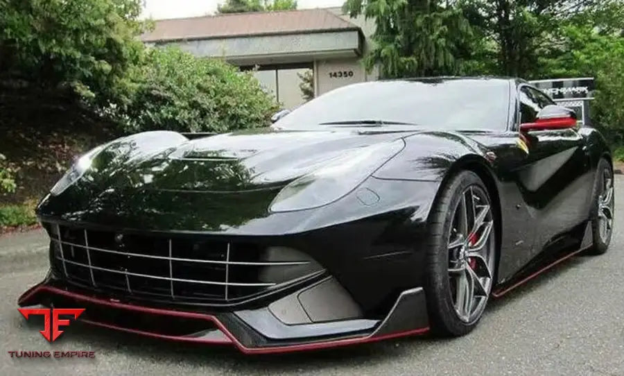 FERRARI F12 CARBON FIBER FRONT BUMPER LIP