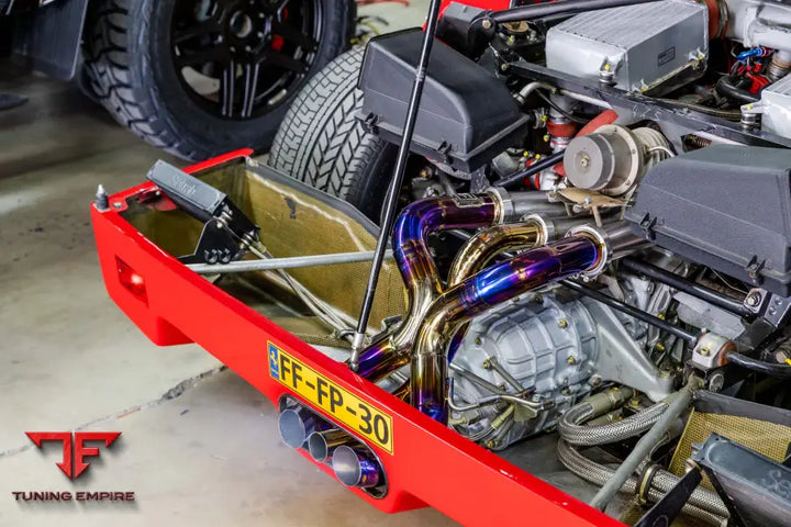 FERRARI F40 FORGED WHEELS AND EXHAUST SYSTEM