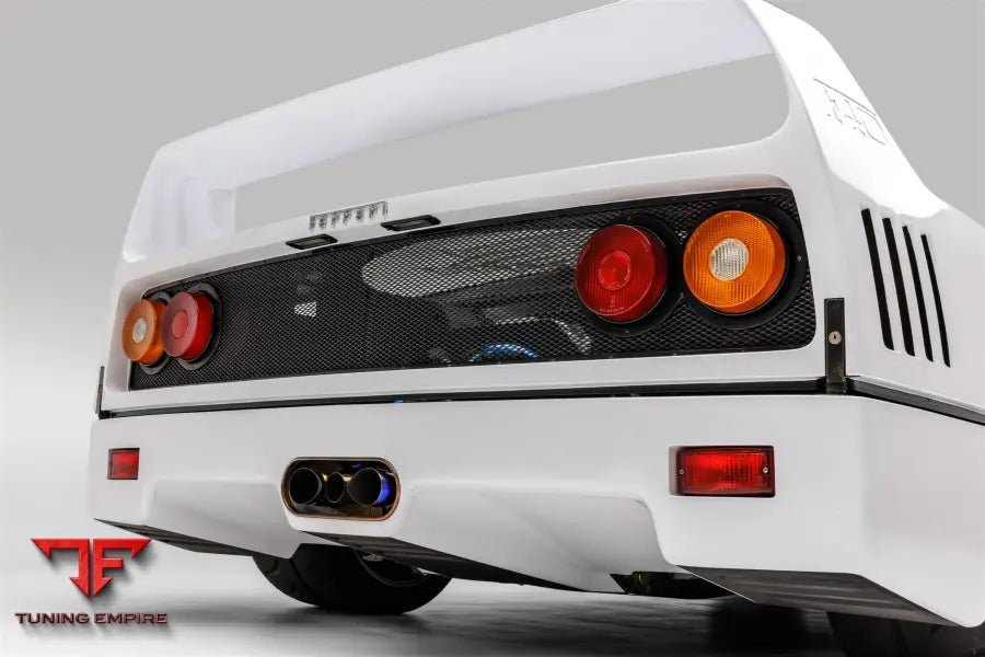 FERRARI F40 FORGED WHEELS AND EXHAUST SYSTEM