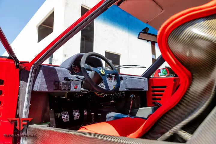 FERRARI F40 FORGED WHEELS AND EXHAUST SYSTEM