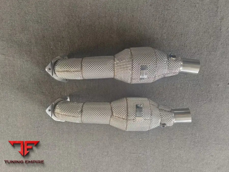 FERRARI F430 DOWNPIPES WITH SPORT CATS OR CATLESS