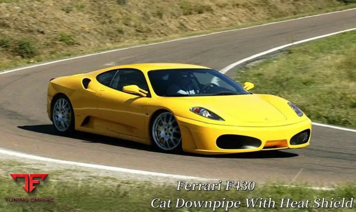FERRARI F430 DOWNPIPES WITH SPORT CATS OR CATLESS
