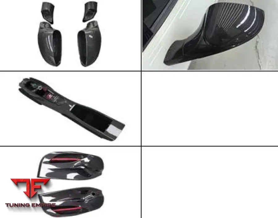 FERRARI F8 OEM STYLE CARBON FIBER PARTS