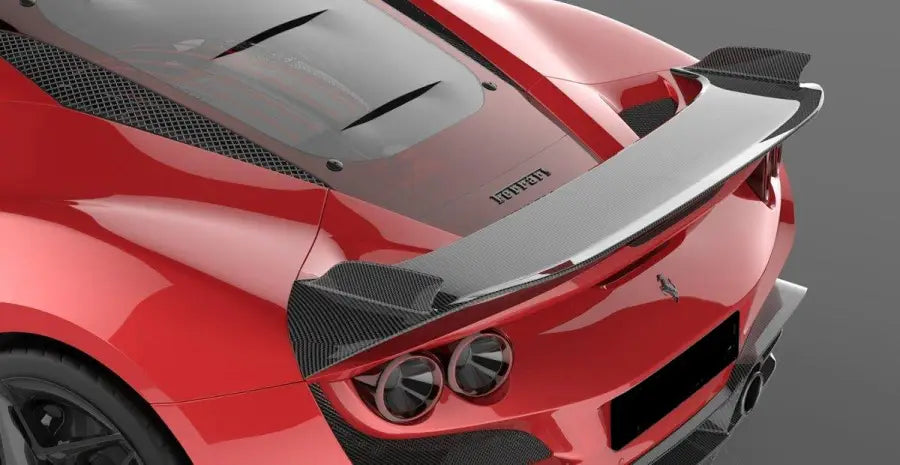 FERRARI F8 CARBON FIBER RAZOR AERO BODY KIT