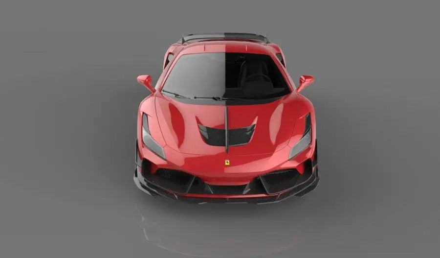 FERRARI F8 CARBON FIBER RAZOR AERO BODY KIT