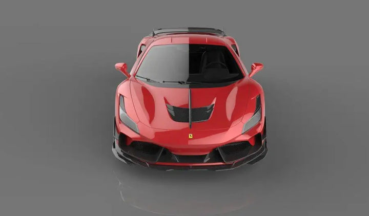FERRARI F8 CARBON FIBER RAZOR AERO BODY KIT