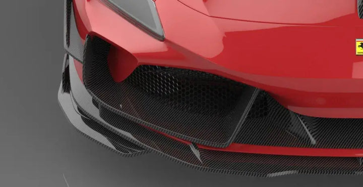 FERRARI F8 CARBON FIBER RAZOR AERO BODY KIT