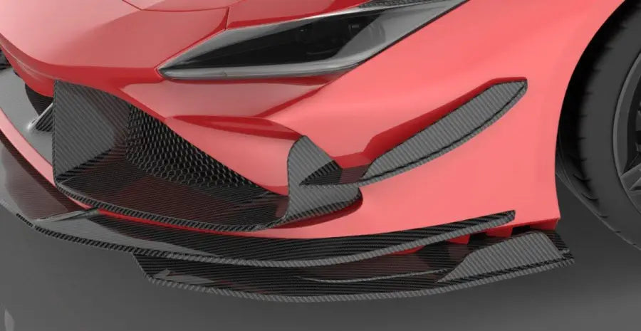 FERRARI F8 CARBON FIBER RAZOR AERO BODY KIT
