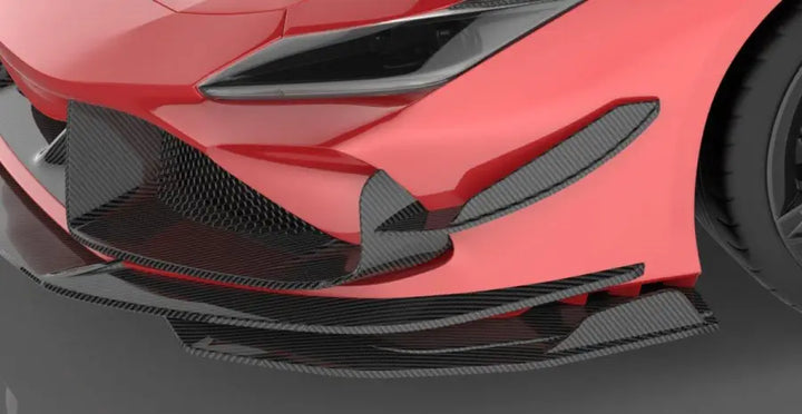 FERRARI F8 CARBON FIBER RAZOR AERO BODY KIT