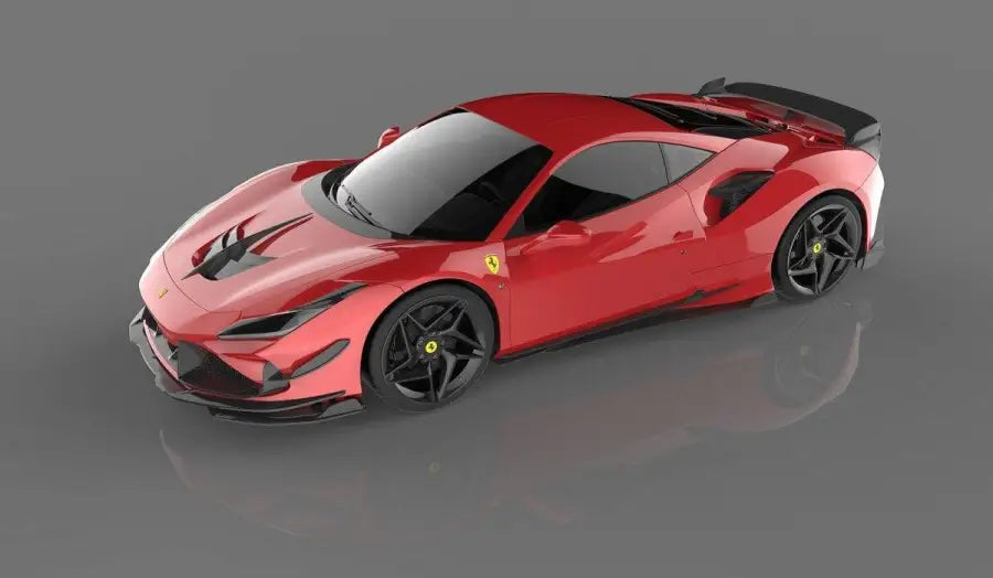 FERRARI F8 CARBON FIBER RAZOR AERO BODY KIT