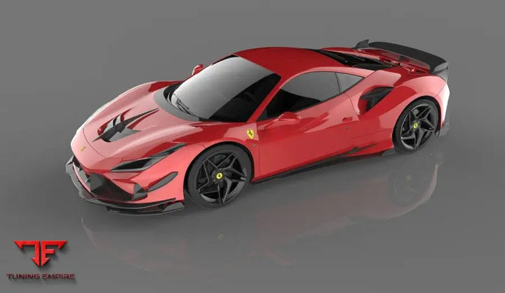 FERRARI F8 CARBON FIBER RAZOR AERO BODY KIT