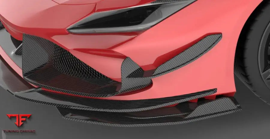 FERRARI F8 CARBON FIBER RAZOR AERO BODY KIT