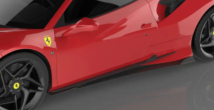 FERRARI F8 CARBON FIBER RAZOR AERO BODY KIT