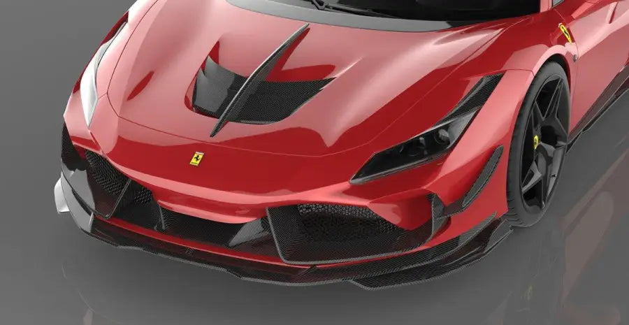FERRARI F8 CARBON FIBER RAZOR AERO BODY KIT