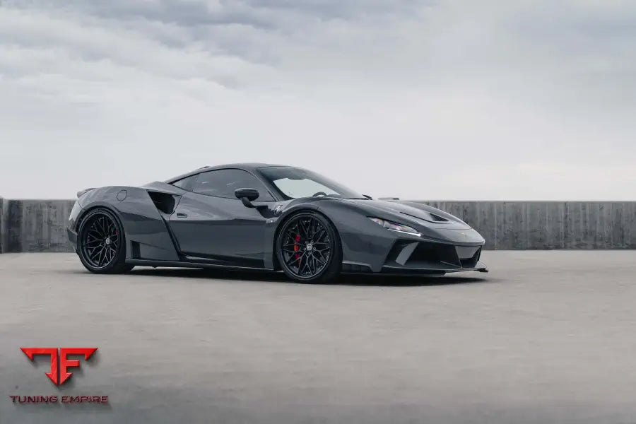 FERRARI F8 FORGED WHEELS AND EXHAUST SYSTEM