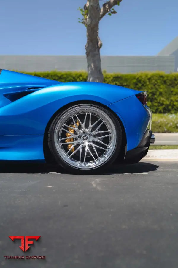 FERRARI F8 FORGED WHEELS AND EXHAUST SYSTEM