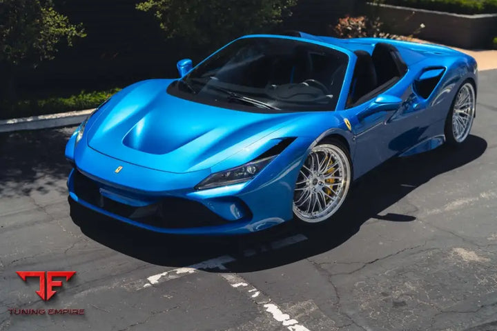 FERRARI F8 FORGED WHEELS AND EXHAUST SYSTEM