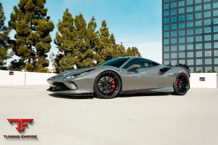 FERRARI F8 FORGED WHEELS AND EXHAUST SYSTEM