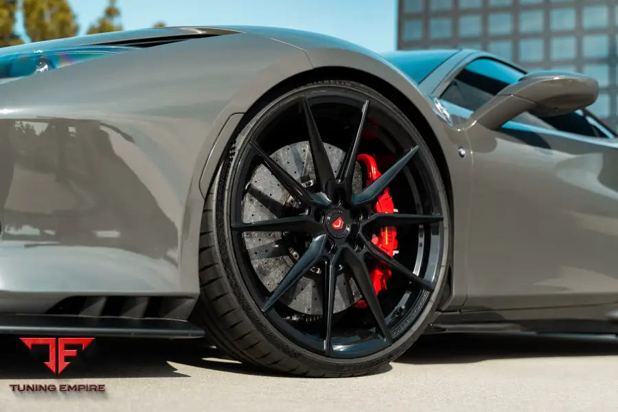 FERRARI F8 FORGED WHEELS AND EXHAUST SYSTEM