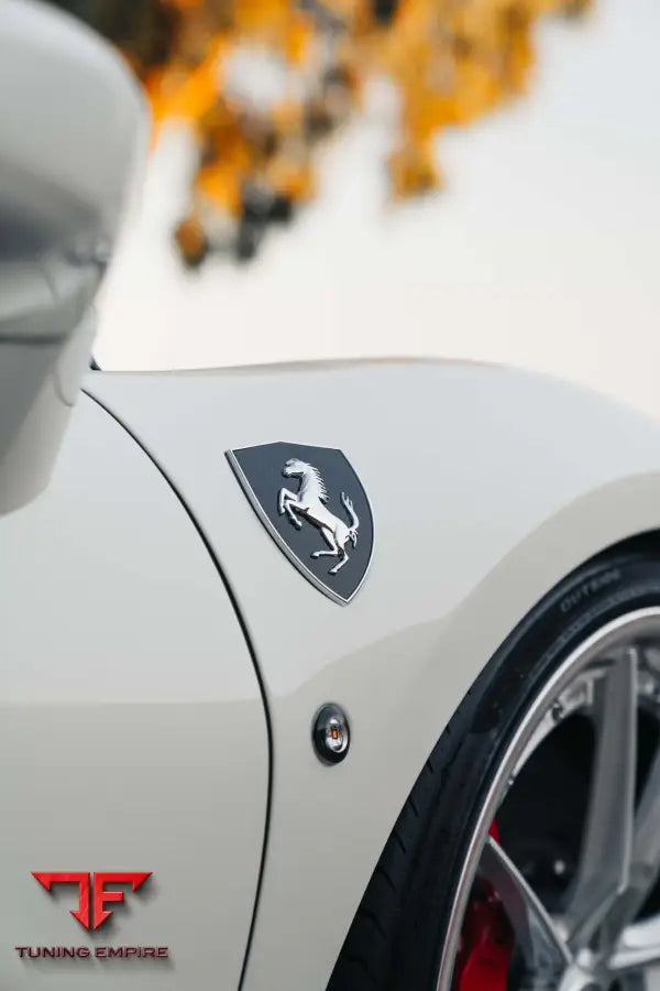 FERRARI F8 FORGED WHEELS AND EXHAUST SYSTEM