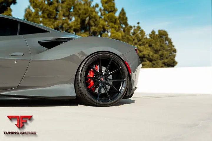 FERRARI F8 FORGED WHEELS AND EXHAUST SYSTEM