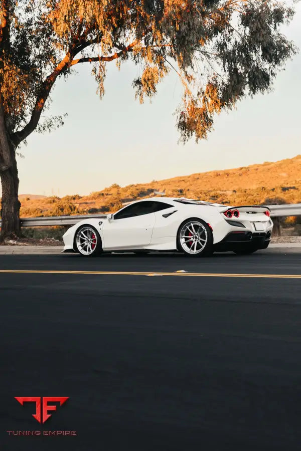 FERRARI F8 FORGED WHEELS AND EXHAUST SYSTEM