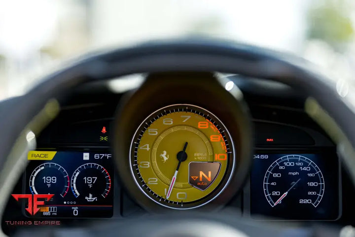 FERRARI F8 FORGED WHEELS AND EXHAUST SYSTEM