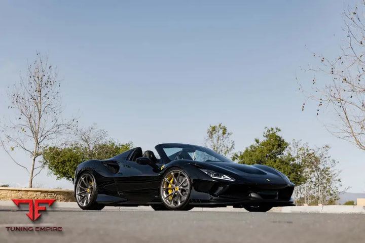 FERRARI F8 FORGED WHEELS AND EXHAUST SYSTEM