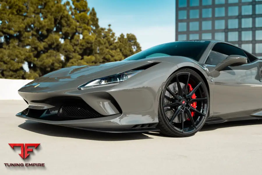 FERRARI F8 FORGED WHEELS AND EXHAUST SYSTEM