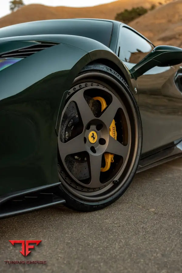 FERRARI F8 FORGED WHEELS AND EXHAUST SYSTEM