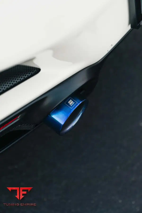 FERRARI F8 FORGED WHEELS AND EXHAUST SYSTEM